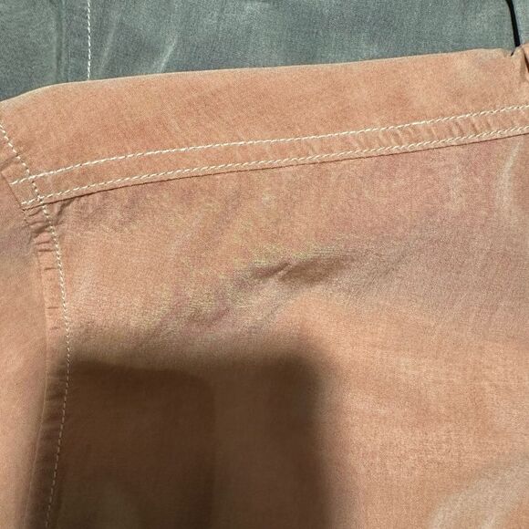 Tommy Bahama Gray & Peach Men's Shirt -Short Sleeve - Large Lot of 2 - Picture 8 of 10